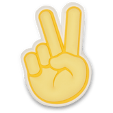 Peace Hand Sign Jibbitz Shoe Charm for Women|Men|Jibbitz™ Charms