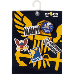 Armed Forces US Navy 5Pck Jibbitz Shoe Charm for Women|Men|Kids|Jibbitz™ Charms