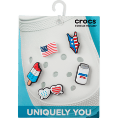 USA 5 Pack Jibbitz Shoe Charm for Women|Men|Jibbitz™ Charms