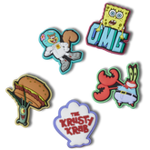 SpongeBob 5 Pack Jibbitz™ charms for Women|Men|Kids|Jibbitz™ Charms