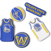NBA Golden State Warriors 5 Pack Jibbitz™ charms for Women|Men|Jibbitz™ Charms