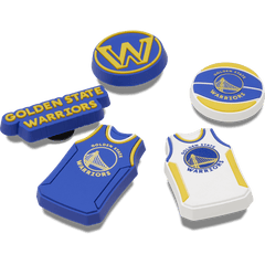 NBA Golden State Warriors 5 Pack Jibbitz™ charms for Women|Men|Jibbitz™ Charms