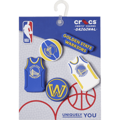 NBA Golden State Warriors 5 Pack Jibbitz™ charms for Women|Men|Jibbitz™ Charms