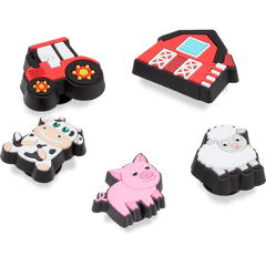 Cutesey Farm Animal 5 Pack Jibbitz Shoe Charm for Women|Men|Kids|Jibbitz™ Charms