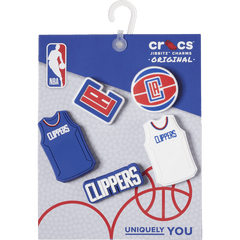 NBA Los Angeles Clippers 5 Pack Jibbitz™ charms for Women|Men|Jibbitz™ Charms