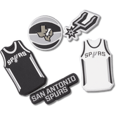 NBA San Antonio Spurs 5 Pack Jibbitz™ charms for Women|Men|Jibbitz™ Charms