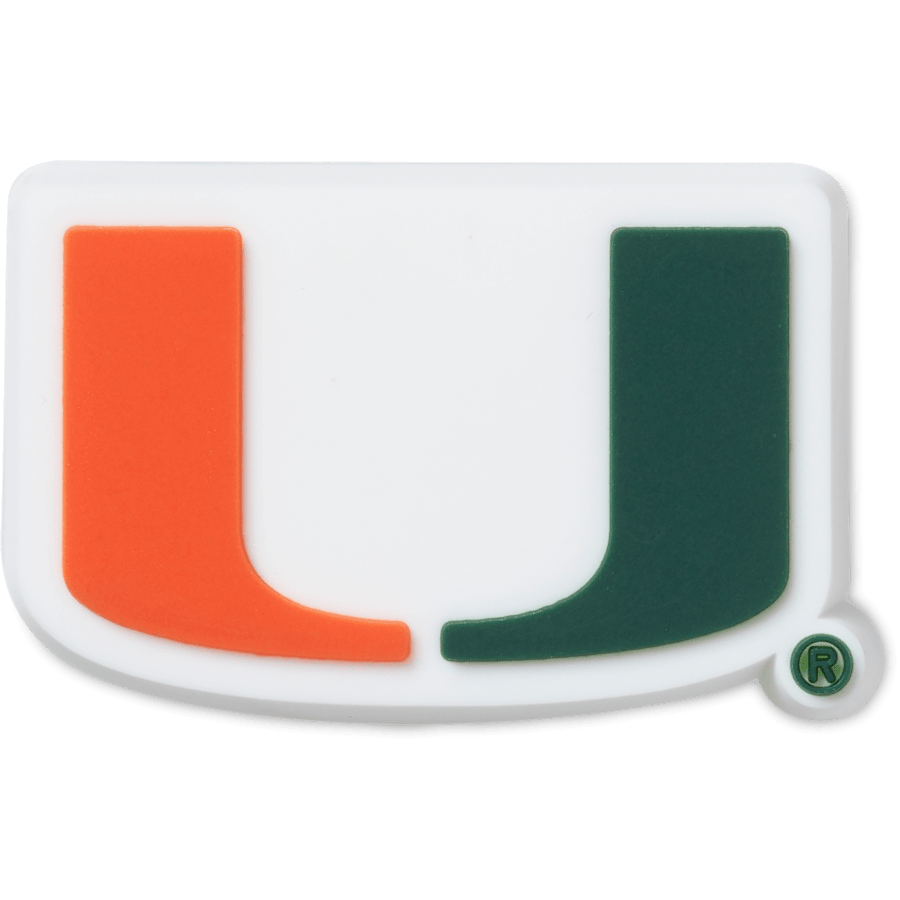 University of Miami Jibbitz™ charms for Women|Men|Jibbitz™ Charms