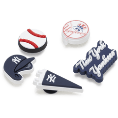 MLB New York Yankees 5 Pack Jibbitz™ charms for Women|Men|Kids|Jibbitz™ Charms