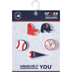 MLB Boston Red Sox 5pck Jibbitz™ charms for Women|Men|Kids|Jibbitz™ Charms