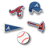 MLB Atlanta Braves 5 Pack Jibbitz™ charms for Women|Men|Jibbitz™ Charms
