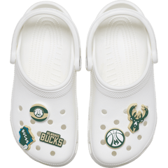 NBA Milwaukee Bucks 5 Pack Jibbitz™ charms for Women|Men|Jibbitz™ Charms