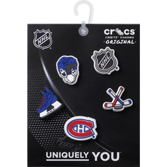 NHL® Montreal Canadiens® 5 Pack Jibbitz™ charms for Women|Men|Jibbitz™ Charms