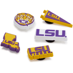 LSU 5 Pack Jibbitz™ charms for Women|Men|Jibbitz™ Charms