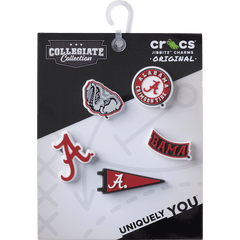 University of Alabama 5 Pack Jibbitz™ charms for Women|Men|Jibbitz™ Charms