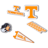 University of Tennessee 5 Pack Jibbitz™ charms for Women|Men|Jibbitz™ Charms