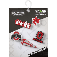 Ohio State University 5 Pack Jibbitz™ charms for Women|Men|Jibbitz™ Charms