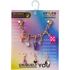 Custom Charm Chain 5 Pack Jibbitz™ charms for Women|Men|Kids|Jibbitz™ Charms