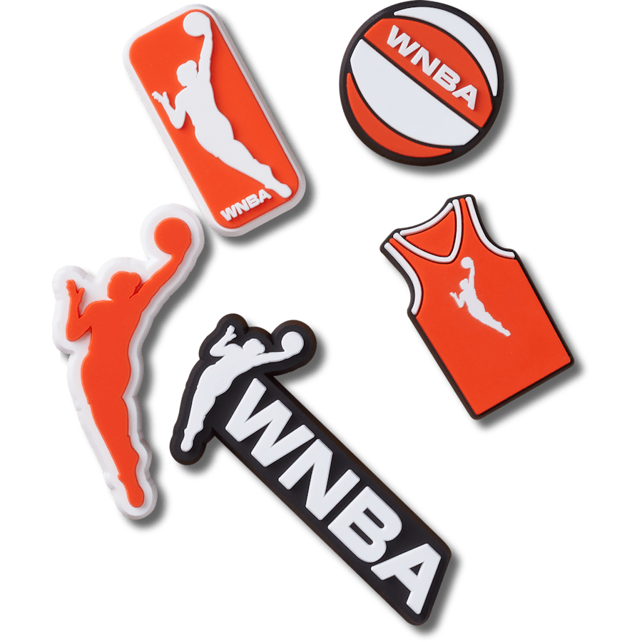 WNBA 5 Pack Jibbitz™ charms for Women|Men|Kids|Jibbitz™ Charms