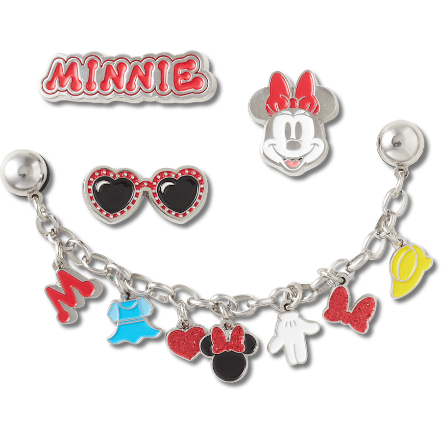 Minnie Mouse 5 Pack Jibbitz™ charms for Women|Men|Kids|Jibbitz™ Charms