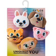 Fuzzy Animal 5 Pack Jibbitz™ charms for Women|Men|Jibbitz™ Charms