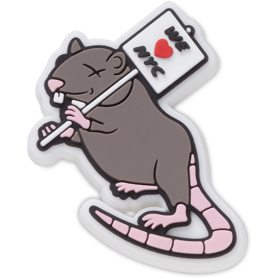 NYC Rats Run the City Jibbitz™ charms for Women|Men|Jibbitz™ Charms
