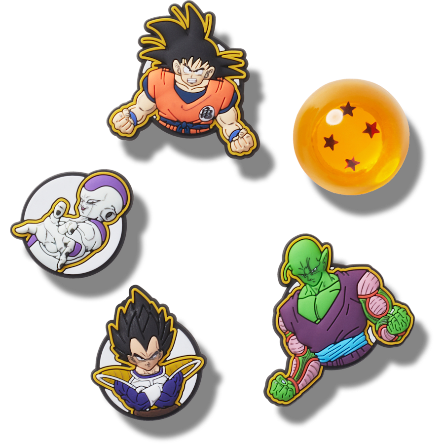 Dragon Ball Z 5 Pack Jibbitz™ charms for Women|Men|Kids|Jibbitz™ Charms