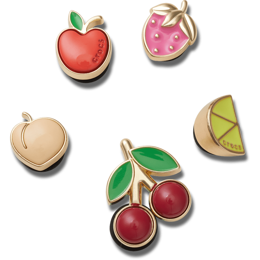 Elevated Fruits 5 Pack Jibbitz™ charms for Women|Men|Jibbitz™ Charms