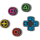 Game Controller 5 Pack Jibbitz™ charms for Women|Men|Jibbitz™ Charms