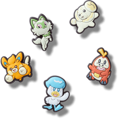 Pokemon Paldea 5 Pack Jibbitz™ charms for Women|Men|Kids|Jibbitz™ Charms