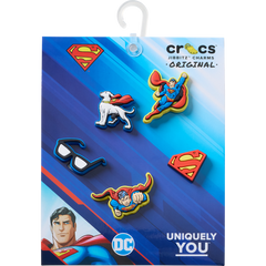 Superman 5 Pck Jibbitz™ charms for Women|Men|Kids|Jibbitz™ Charms