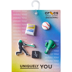 Baseball Team 5 Pack Jibbitz™ charms for Women|Men|Jibbitz™ Charms