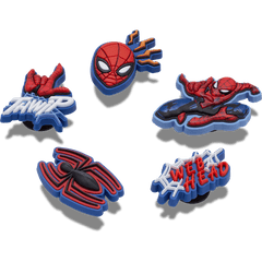 Spiderman 5 Pack Jibbitz™ charms for Women|Men|Kids|Jibbitz™ Charms