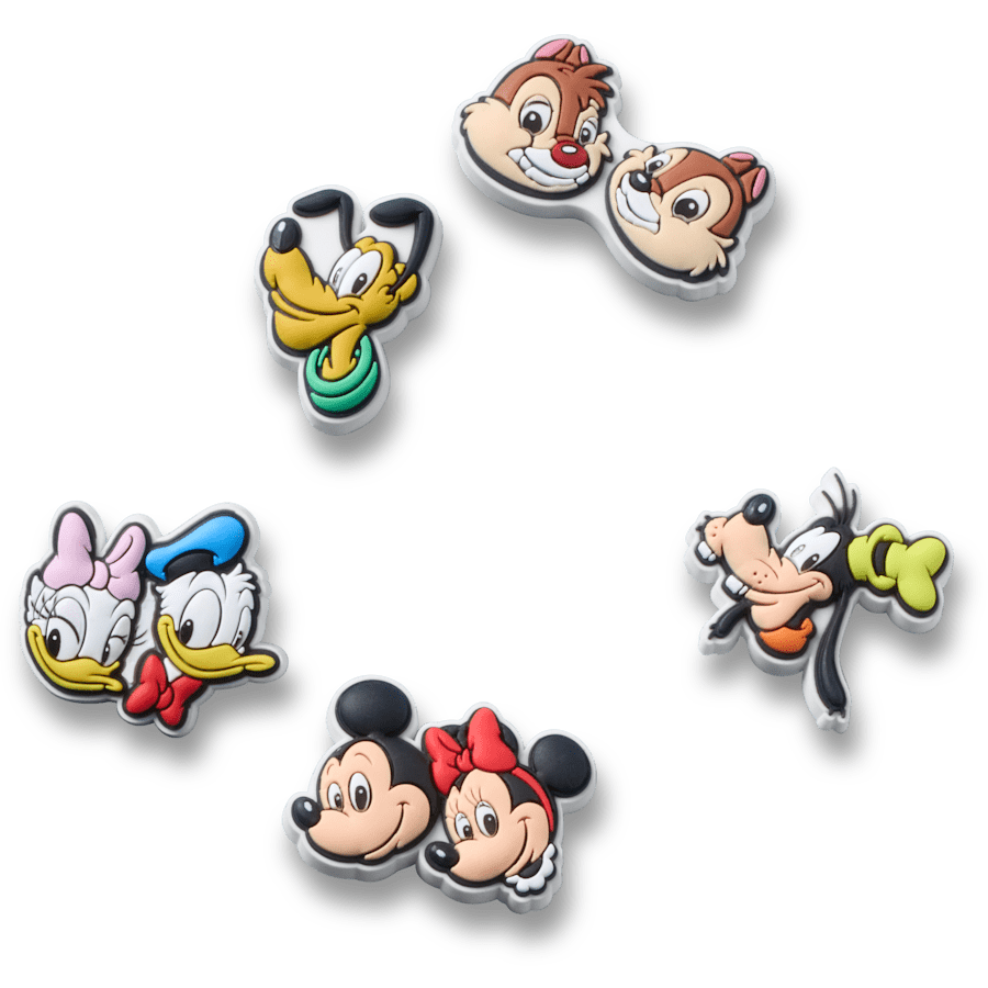 Mickey and Friends PVC 5 Pack Jibbitz™ charms for Women|Men|Kids|Jibbitz™ Charms