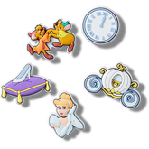Cinderella 5 Pack Jibbitz™ charms for Women|Men|Kids|Jibbitz™ Charms