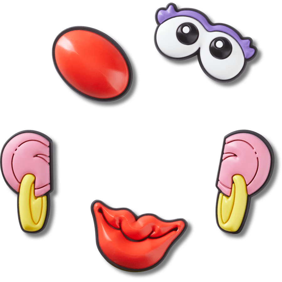 Mrs Potato Head 5 Pck Jibbitz™ charms for Women|Men|Jibbitz™ Charms