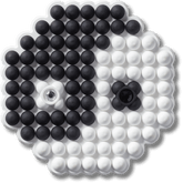 Beaded Ying and Yang Jibbitz™ charms for Women|Men|Jibbitz™ Charms