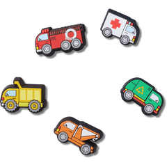 Tiny Work Trucks 5 Pack Jibbitz™ charms for Women|Men|Jibbitz™ Charms