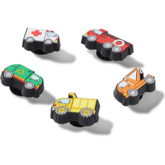 Tiny Work Trucks 5 Pack Jibbitz™ charms for Women|Men|Jibbitz™ Charms