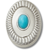 Silver Turquoise Emblem Jibbitz™ charms for Women|Men|Jibbitz™ Charms