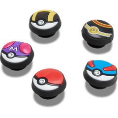 Poke Ball 5 Pack Jibbitz™ charms for Women|Men|Kids|Jibbitz™ Charms