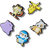Pokemon Variety 5 Pck Jibbitz™ charms for Women|Men|Kids|Jibbitz™ Charms