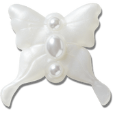 Meta Jelly White Butterfly Jibbitz™ charms for Women|Men|Jibbitz™ Charms