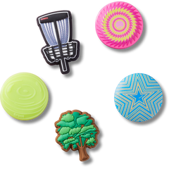 Disc Golf 5 Pack Jibbitz™ charms for Women|Men|Jibbitz™ Charms