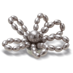 Grey Pearl Beaded Daisy Jibbitz™ charms for Women|Men|Jibbitz™ Charms