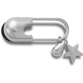 Silver Meta Safety Pin Jibbitz™ charms for Women|Men|Jibbitz™ Charms