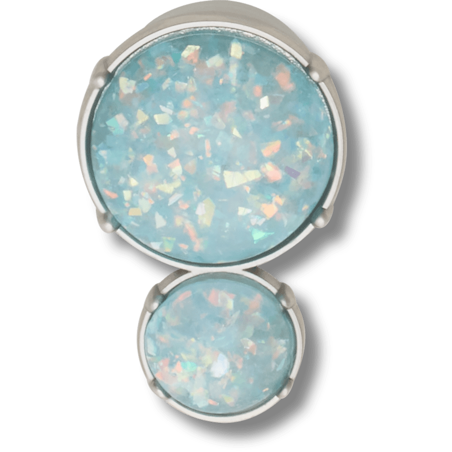 Opalescent Meta Double Gem Jibbitz™ charms for Women|Men|Jibbitz™ Charms