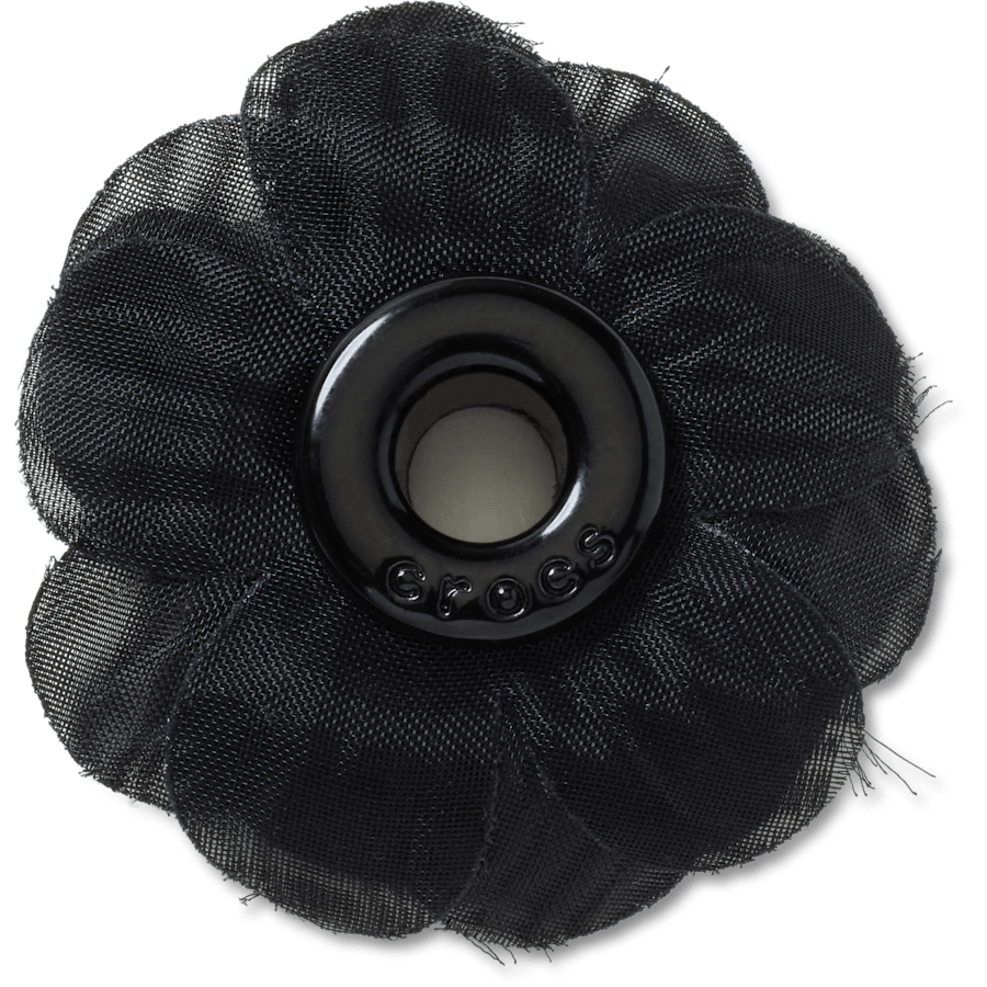 Black Chiffon Grommet Jibbitz™ charms for Women|Men|Jibbitz™ Charms