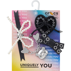Indie Luxe Silver 5 Pack Jibbitz™ charms for Women|Men|Jibbitz™ Charms