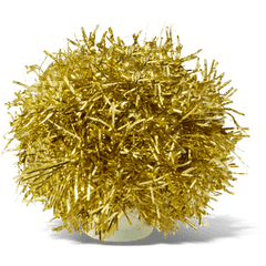 Gold Tinsel Pom Jibbitz™ charms for Women|Men|Jibbitz™ Charms
