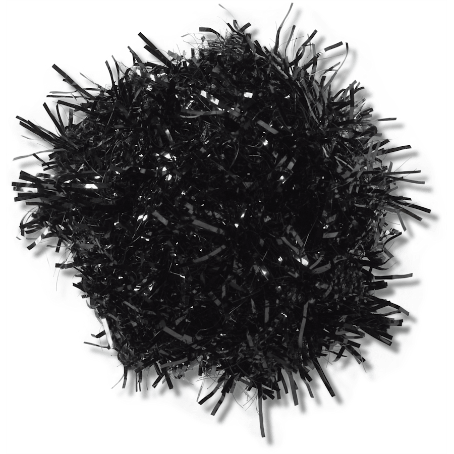 Black Tinsel Pom Jibbitz™ charms for Women|Men